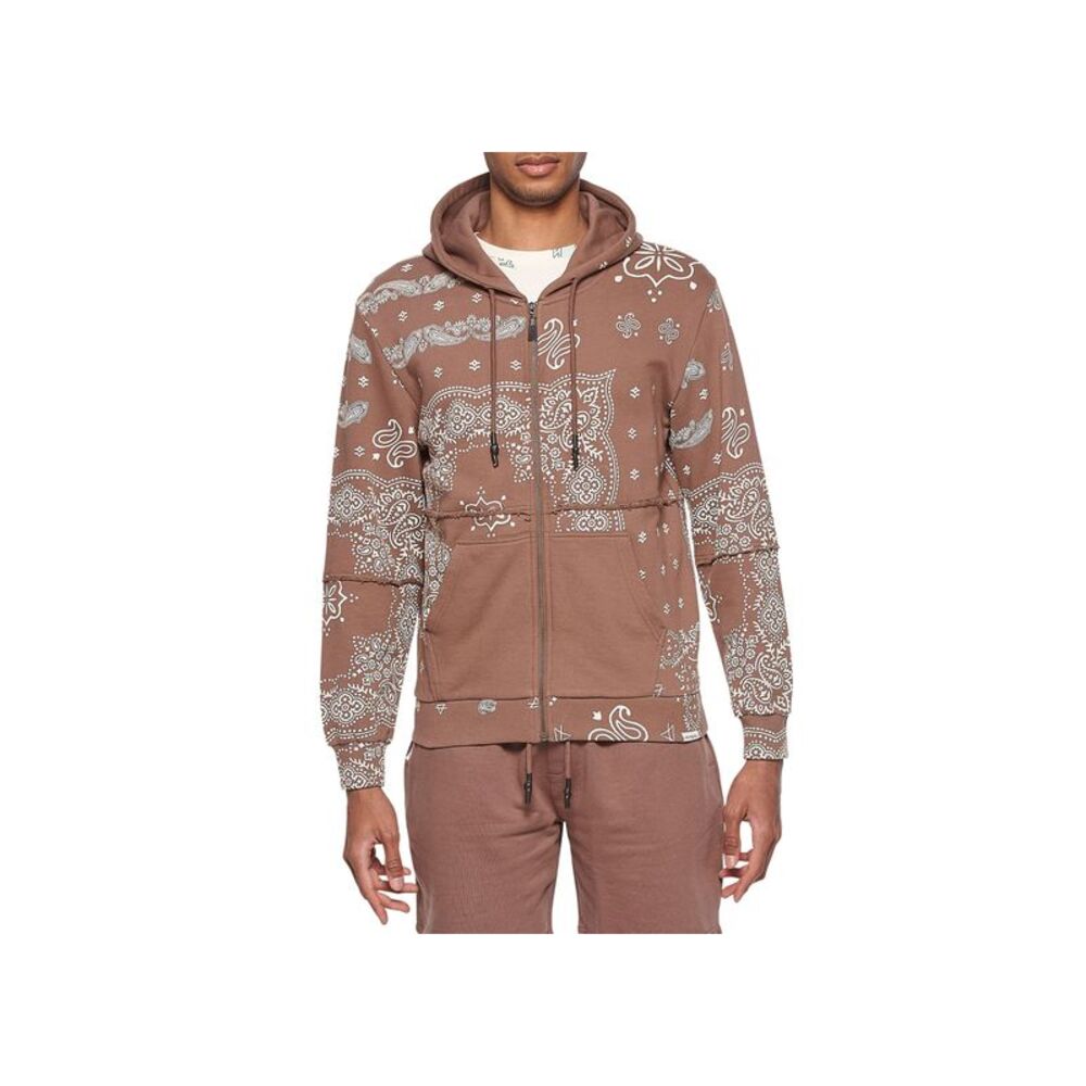Eleven Paris Mens Paisley Hoodie